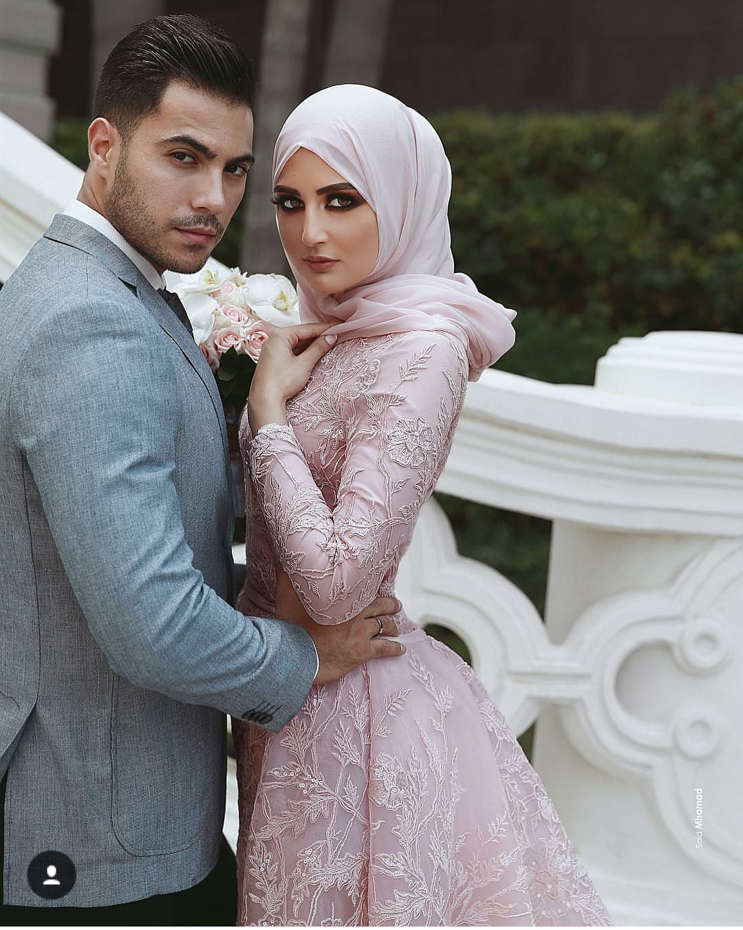 2019 Plus Size Mermaid Wedding Dresses Said Mhamad Long Sleeve Muslim Wedding Dress With Detachable Train Lace Applique Bridal Gowns