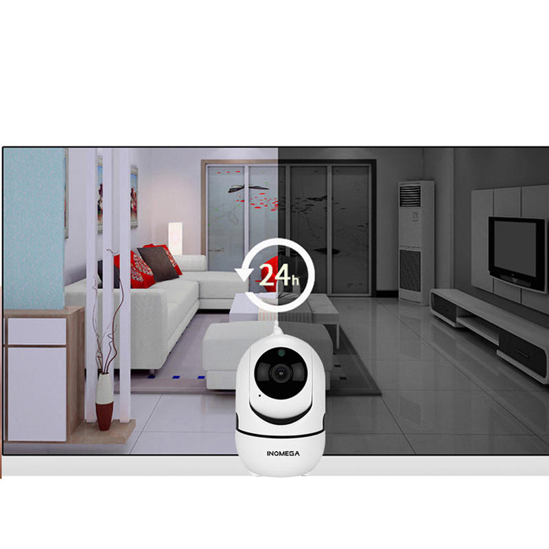 

Auto Tracking AI Technoloty 1080P 720P Cloud Wireless Wifi IP Camera Home Security Surveillance CCTV Network Mini Camera - US plug 720P