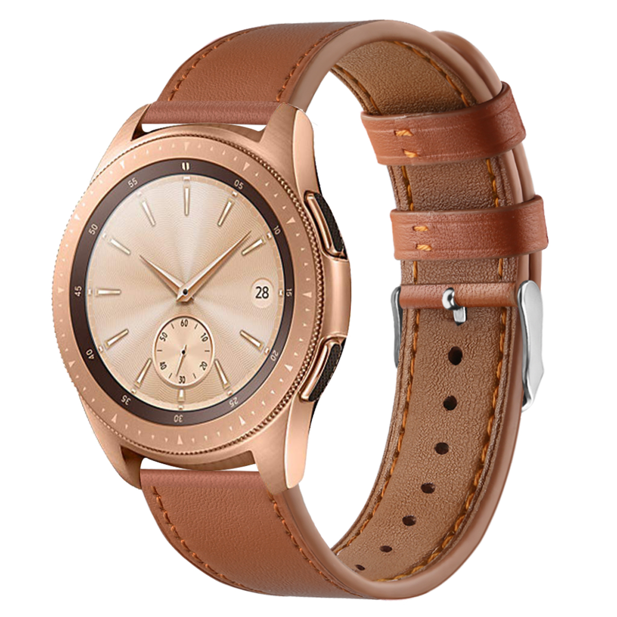 20Mm Leather Watch Strap For Samsung Galaxy Watch Active Genuine For Gear S2 Cl…