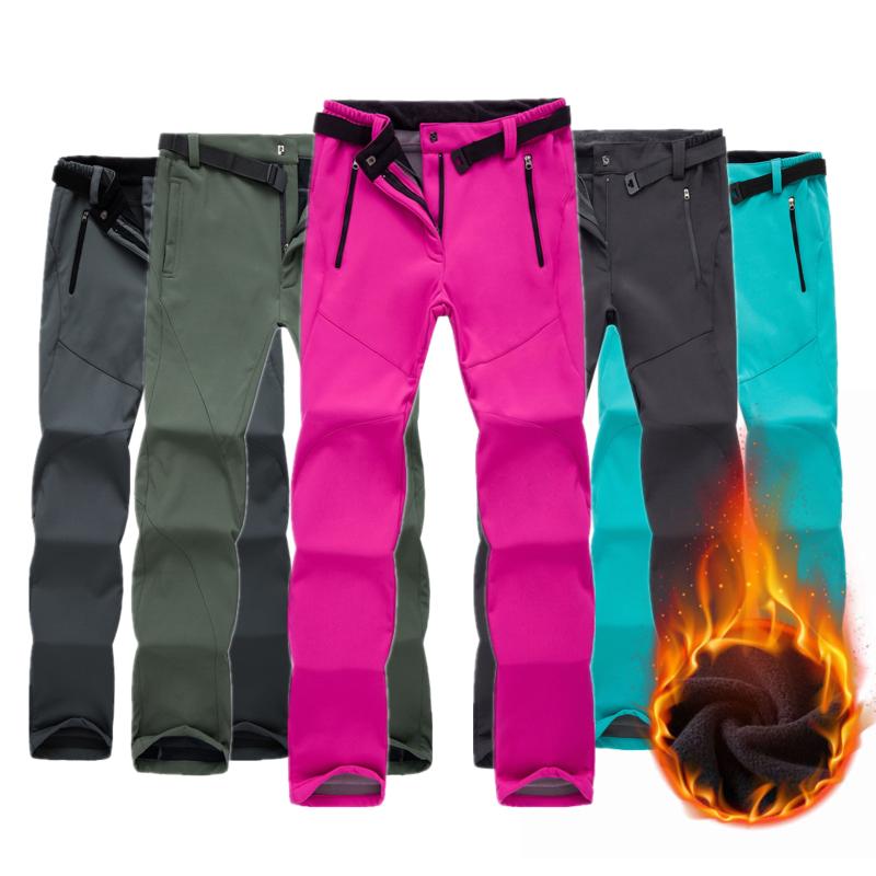 Women Winter Fleece Pants Waterproof Windproof Softshell Thick Warm Trousers Female Fishing Camping Hiking Skiing Pants CYF201, Black
Women Winter Fleece Pants Waterproof Windproof Softshell Thick Warm Trousers Female Fishing Camping Hiking Skiing Pants CYF201, Black
