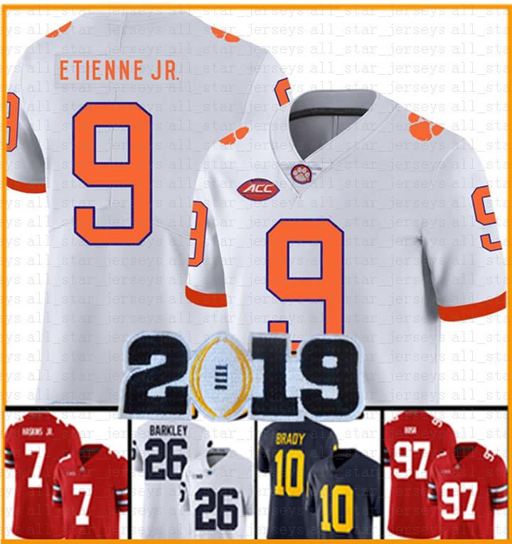 NCAA Clemson Tigers Trevor Lawrence Travis Etienne Jr. American football Jersey 2019 patch jerseys Tom Brady Saquon Barkley, Ncaa (yeshu)
NCAA Clemson Tigers Trevor Lawrence Travis Etienne Jr. American football Jersey 2019 patch jerseys Tom Brady Saquon Barkley, Ncaa (yeshu)