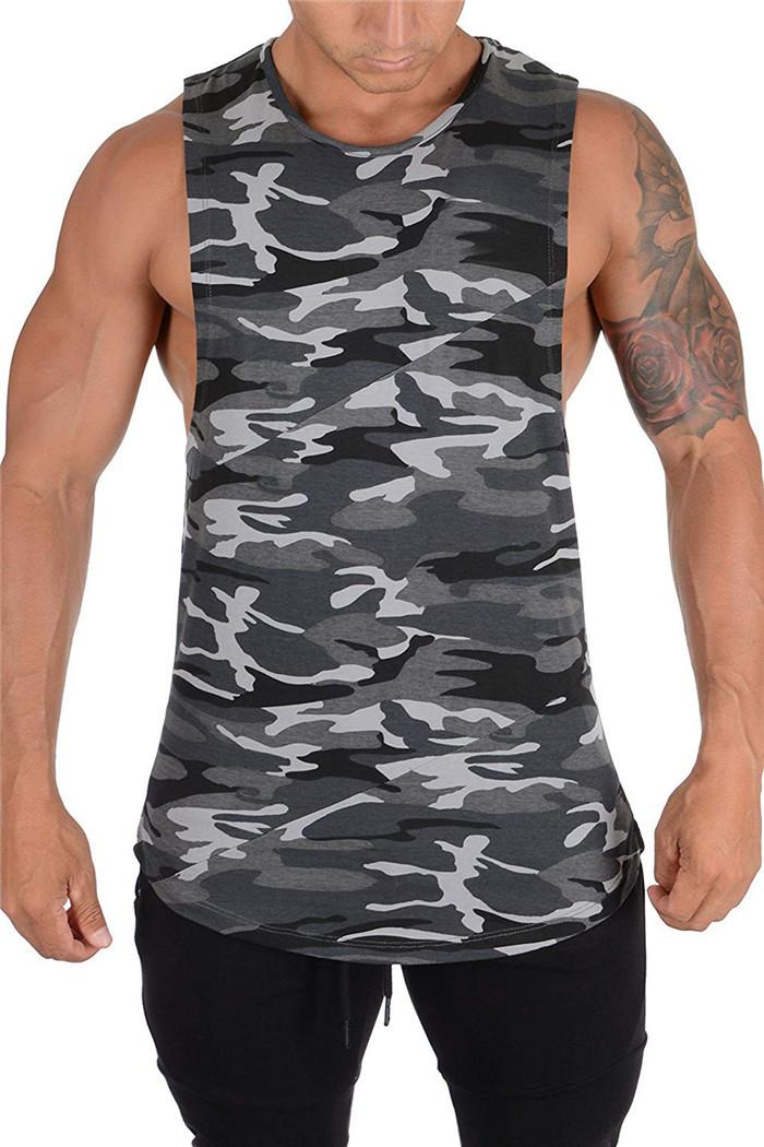 Mens Camouflage Printed Sleeveless Vest Crew Neck Sport Mens Tank Tops Irregular Hem Colorful Male Clothing, Blue
Mens Camouflage Printed Sleeveless Vest Crew Neck Sport Mens Tank Tops Irregular Hem Colorful Male Clothing, Blue