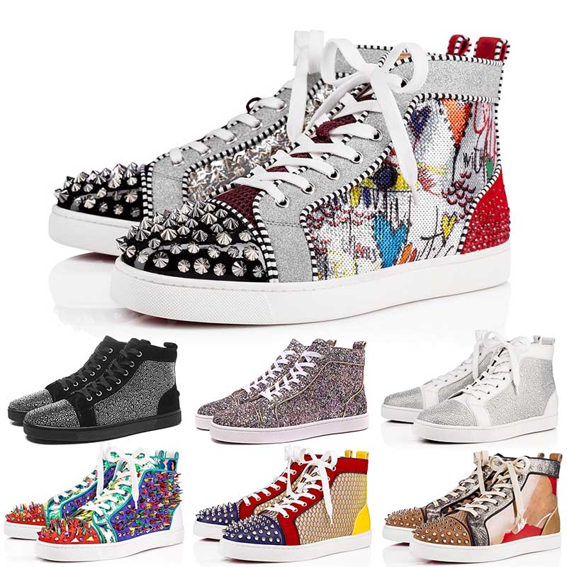 ACE fashion Red Bottoms Shoes Studded Spikes Flat Sports Sneakers For Men Women glitter Party Lovers Genuine Leather Casual Rivet Trainers
ACE fashion Red Bottoms Shoes Studded Spikes Flat Sports Sneakers For Men Women glitter Party Lovers Genuine Leather Casual Rivet Trainers
