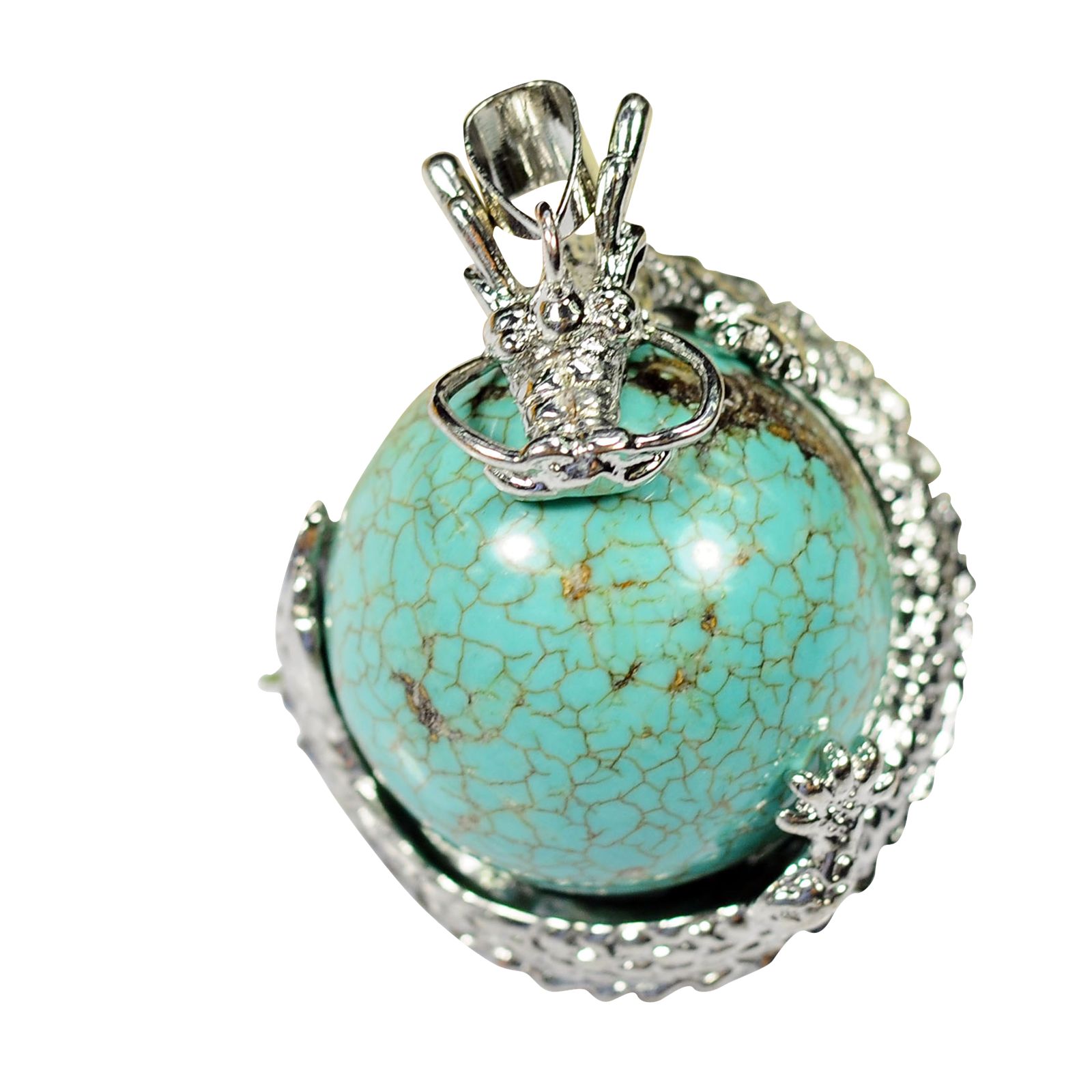 Ball Dragon Ball Necklace Natural Pendant Stainless Steel Chain Valentine's Day