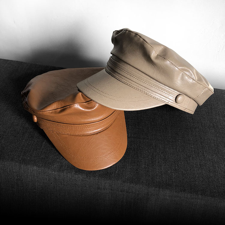 Visors Leather Cap, Leisure Go Shopping, Mix And Match Navy Hat, Fashionable Handsome, Small Head Girdle Hat, See chart
Visors Leather Cap, Leisure Go Shopping, Mix And Match Navy Hat, Fashionable Handsome, Small Head Girdle Hat, See chart