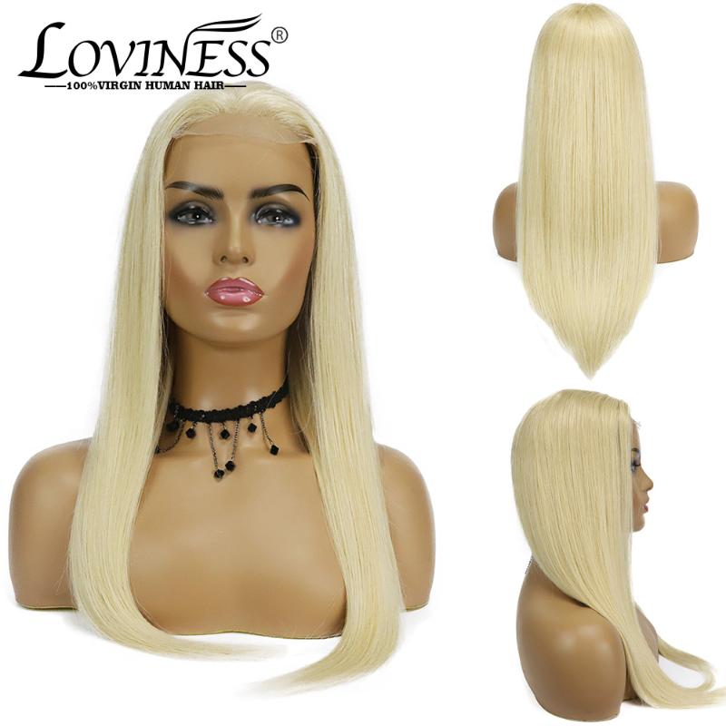 LOVINESS Honey Blonde Color 613 Lace Front Human Hair Wig 4*4 Brazilian Straight Remy Virgin Ombre Frontal Wigs for Black Women
LOVINESS Honey Blonde Color 613 Lace Front Human Hair Wig 4*4 Brazilian Straight Remy Virgin Ombre Frontal Wigs for Black Women