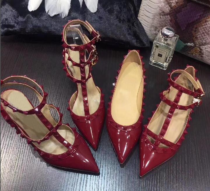 HOT Sale European Fashion Rivet Dress High Heels High Grade Leather Women Lady Heel Shoes Sandals ocm 6cm 8cm 10cm Heel -41 with box, Color 7
HOT Sale European Fashion Rivet Dress High Heels High Grade Leather Women Lady Heel Shoes Sandals ocm 6cm 8cm 10cm Heel -41 with box, Color 7
