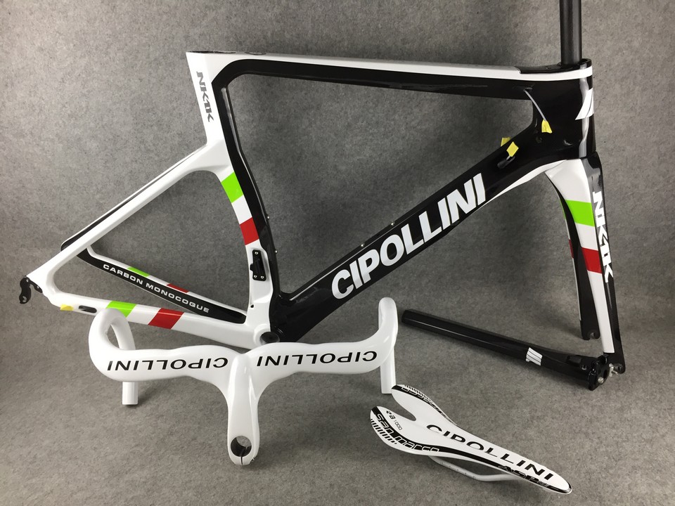 World Champion Cipollini NK1K bike Carbon road Frame 3K/1K carbon road handlebar+ Cipollini carbon saddle, Matte
World Champion Cipollini NK1K bike Carbon road Frame 3K/1K carbon road handlebar+ Cipollini carbon saddle, Matte