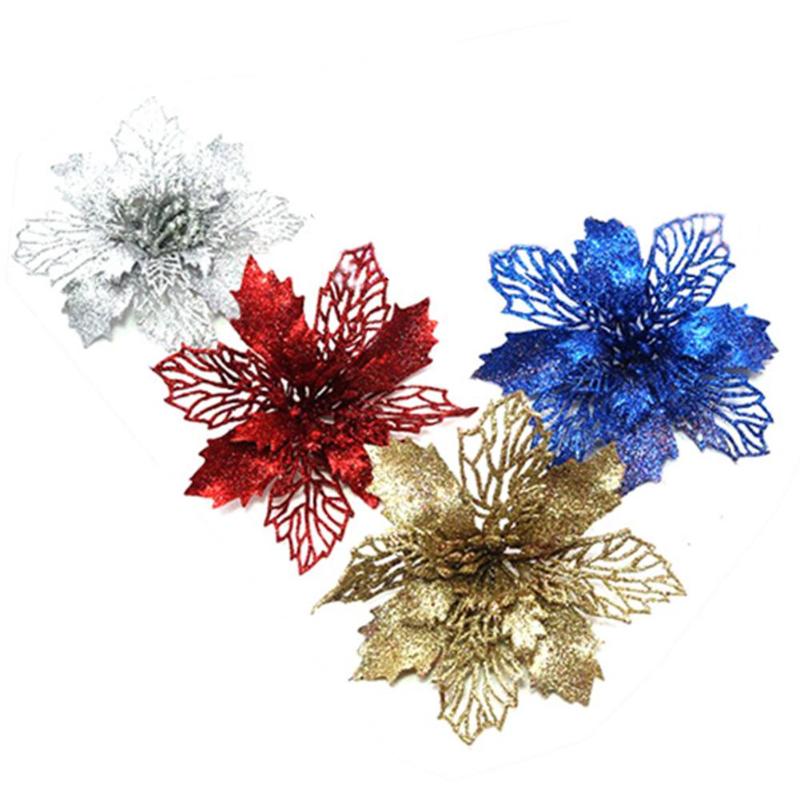 8pcs Christmas Simulation Flowers Fake Glitter Flowers Xmas Tree Household Party Decoration Photographic Prop Decoration, Blue
8pcs Christmas Simulation Flowers Fake Glitter Flowers Xmas Tree Household Party Decoration Photographic Prop Decoration, Blue