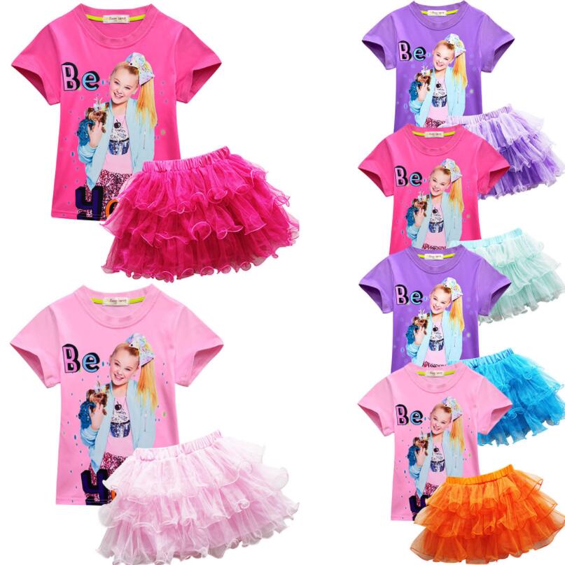 JoJo Siwa Suit Girl Short Sleeve Pompon Skirt Two piece Suit Factory Direct Selling free shipping
JoJo Siwa Suit Girl Short Sleeve Pompon Skirt Two piece Suit Factory Direct Selling free shipping