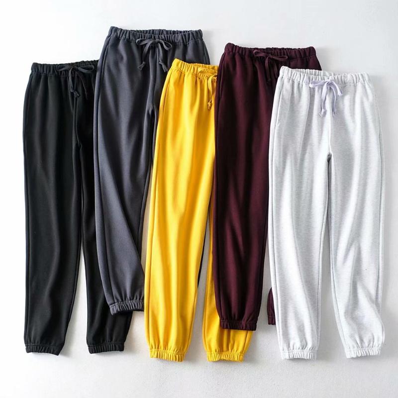 White casual joggers women Cargo pants high waist womens joggers sweatpants Korean sweat pants with pockets female mujer, Yellow
White casual joggers women Cargo pants high waist womens joggers sweatpants Korean sweat pants with pockets female mujer, Yellow