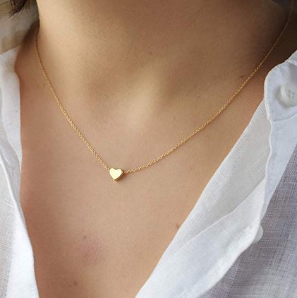 3D Tiny Gold Heart Choker Necklace,Dainty Cute Heart Pendant Necklace,Simple Creative Necklaces for Girls
3D Tiny Gold Heart Choker Necklace,Dainty Cute Heart Pendant Necklace,Simple Creative Necklaces for Girls