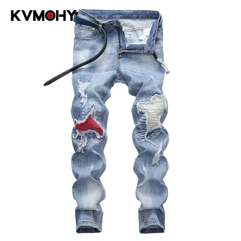 Jeans Men Hip Hop Hommes Jeans Embroidery Splash Ink Soft Hanging Decoration Loose Cotton Elastic Pants Pantalon, Sky blue
Jeans Men Hip Hop Hommes Jeans Embroidery Splash Ink Soft Hanging Decoration Loose Cotton Elastic Pants Pantalon, Sky blue