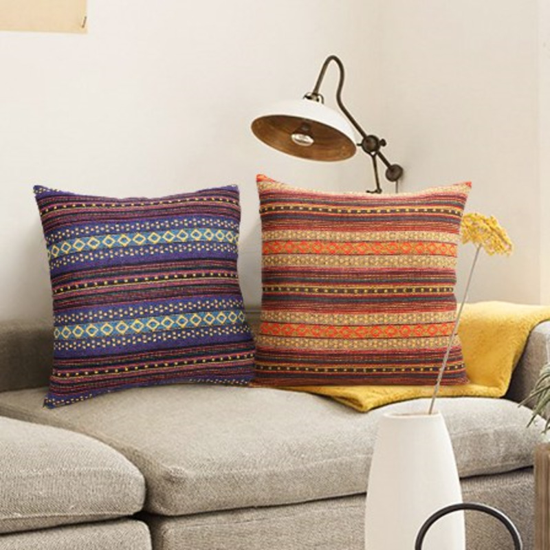 Stripe Bohemian Style Geometric Decorative Home Throw PillowS Linen Cushion Cover 45cm*45cm, Style 3
Stripe Bohemian Style Geometric Decorative Home Throw PillowS Linen Cushion Cover 45cm*45cm, Style 3