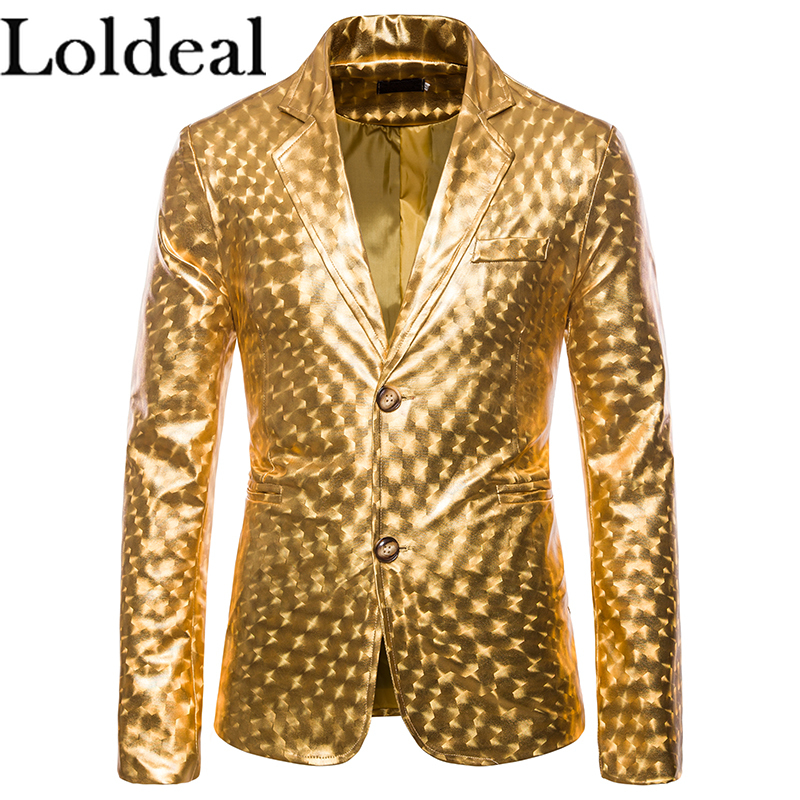 Loldeal Mens Hipster Slim Fit One Button Single Breasted Paisley Stylish Suit Jacket, Gold
Loldeal Mens Hipster Slim Fit One Button Single Breasted Paisley Stylish Suit Jacket, Gold