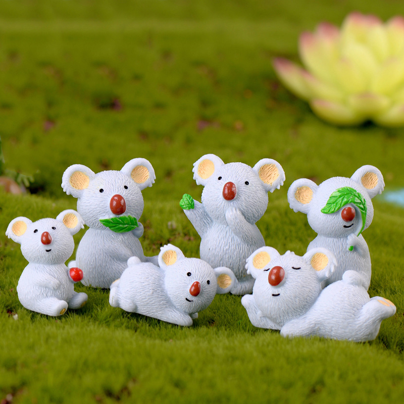 6Pcs/7pcs Garden Decoration Mini Koala Animal Figurine Miniature Fairy Home Decor Resin Cartoon Ornaments Gift Toys
6Pcs/7pcs Garden Decoration Mini Koala Animal Figurine Miniature Fairy Home Decor Resin Cartoon Ornaments Gift Toys
