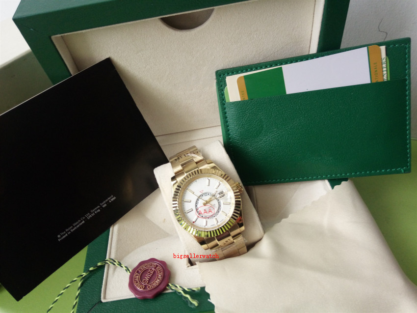 Original box certificate Mens Watches Sky-Dweller 326938 Yellow Gold dial 42mm Asia 2813 movementMen's watchSelling, White
Original box certificate Mens Watches Sky-Dweller 326938 Yellow Gold dial 42mm Asia 2813 movementMen's watchSelling, White