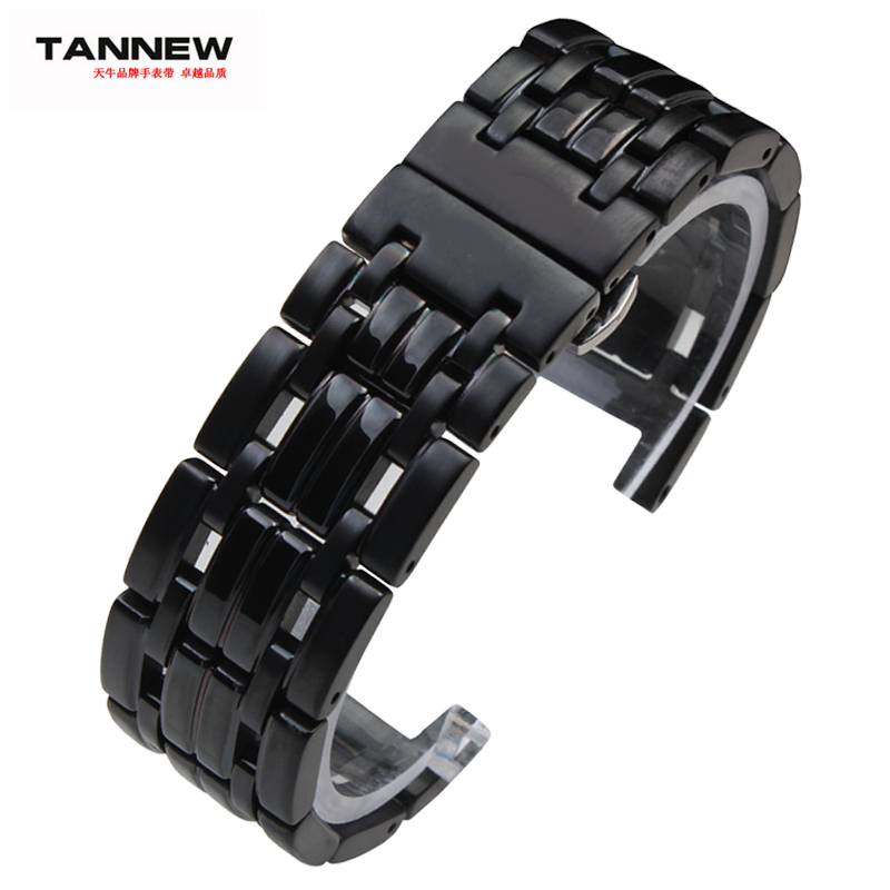 22*13mm Notch strap Bright black stainless steel watchband for GC watch bracelet male butterfly buckle Watches Accessories, Black;brown
22*13mm Notch strap Bright black stainless steel watchband for GC watch bracelet male butterfly buckle Watches Accessories, Black;brown