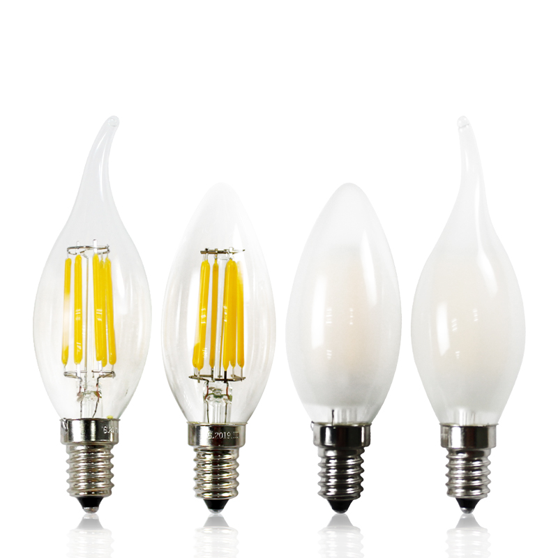 E12 E14 2w 4w 6w LED Bulbs lamp Frosted Candle Flame Filament glass Lights 110v 220v Warm white Traditional retro crystal use
E12 E14 2w 4w 6w LED Bulbs lamp Frosted Candle Flame Filament glass Lights 110v 220v Warm white Traditional retro crystal use