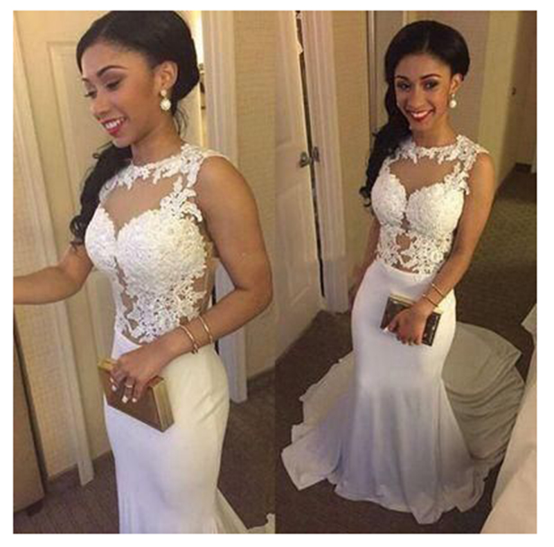 2023 Mermaid Wedding Dress Sexy Sleeveless Lace Top Beach Bride Dresses Long Train Elegant Bridal Gowns Robe De Mariage