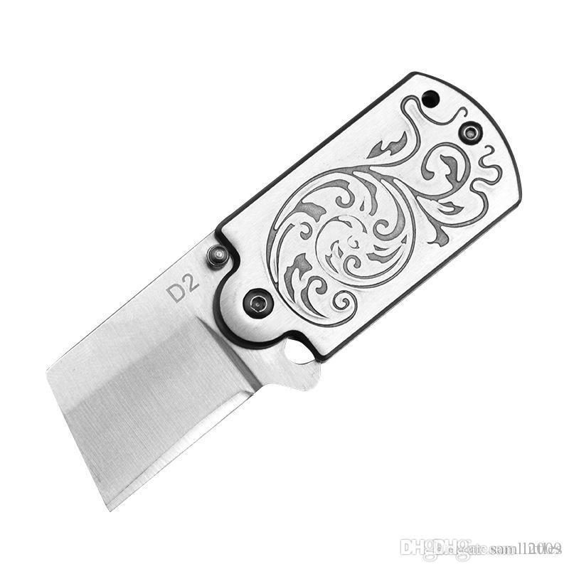 New hot sale D2 steel high hardness folding knife mini hanging craft knife multi-function portable ffreee shipping wholesale price EDC tools
New hot sale D2 steel high hardness folding knife mini hanging craft knife multi-function portable ffreee shipping wholesale price EDC tools