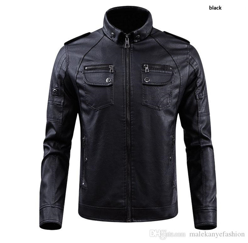 Men's leather clothing standard US version leather clothing plus velvet washed leather Slim Style Men Overcoat, Brown
Men's leather clothing standard US version leather clothing plus velvet washed leather Slim Style Men Overcoat, Brown