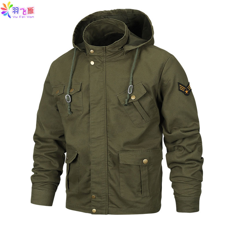 New 2019 Casual Men's Jackets Hooded Cotton Mens Windbreaker Jackets Slim Fit 6XL Thick Jacket Coats Mens Chaquetas Jaquetas, Army green
New 2019 Casual Men's Jackets Hooded Cotton Mens Windbreaker Jackets Slim Fit 6XL Thick Jacket Coats Mens Chaquetas Jaquetas, Army green