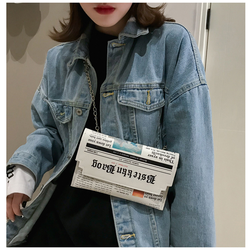 Jiessie&Angela Envelope Bag Women Messenger Bags Leather Handbag With Chain Shoulder Bags Female Graffiti Printed Crossbody, White
Jiessie&Angela Envelope Bag Women Messenger Bags Leather Handbag With Chain Shoulder Bags Female Graffiti Printed Crossbody, White