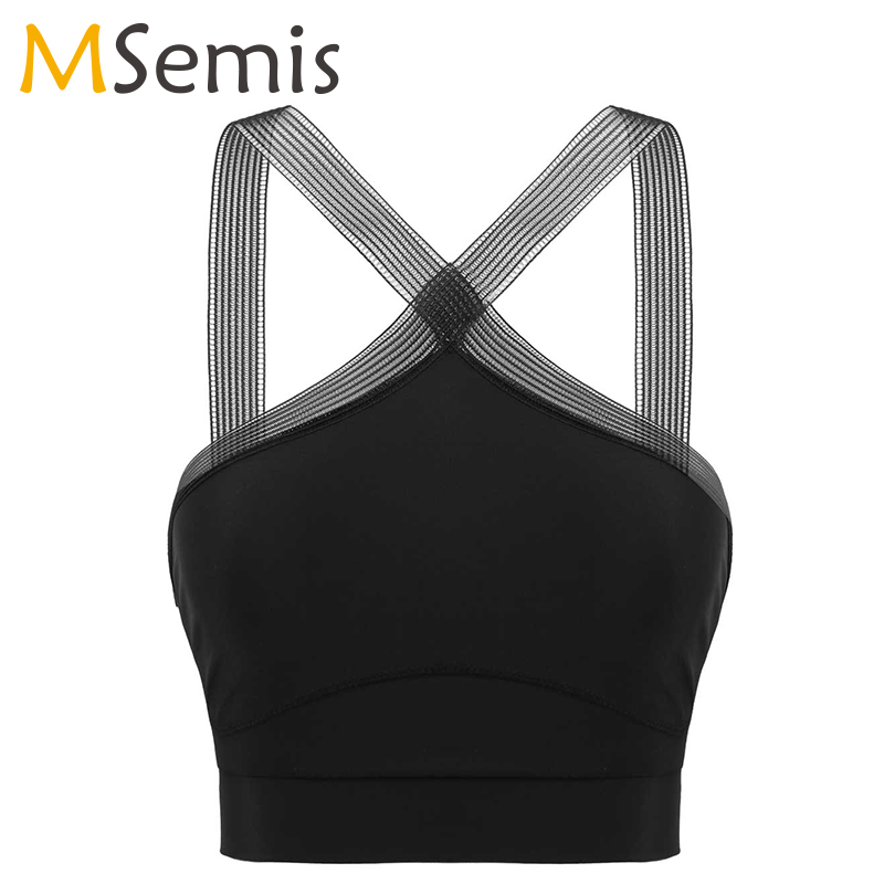 Women Ballet Crop Top Dancewear Stage Performance Costume Stretchy Fitness Workout Dance Yoga Sport Bra Top Gymnastics Clothes, Black
Women Ballet Crop Top Dancewear Stage Performance Costume Stretchy Fitness Workout Dance Yoga Sport Bra Top Gymnastics Clothes, Black