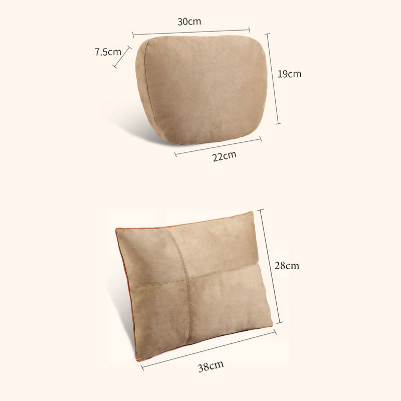 2 Pcs Universal Car Headrest S Class Ultra Soft Pillow For Mercedes Maybach Protective waist car seat mbar pillows xury accessories