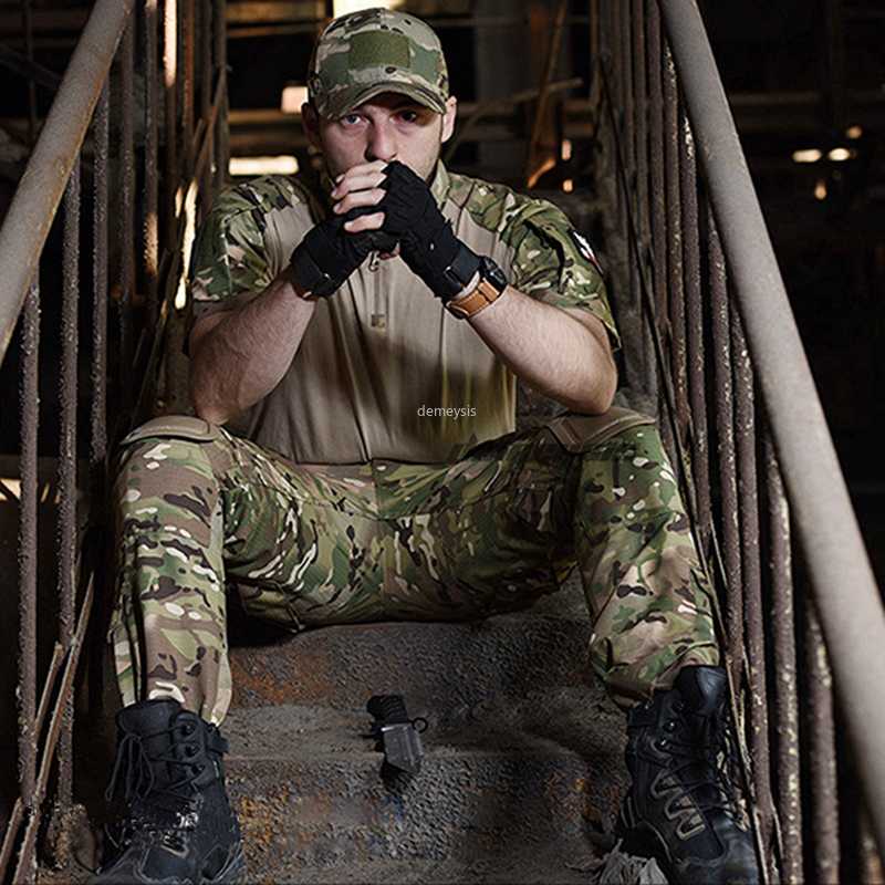 Paintball Short Sleeve Hunting Clothing Tactical Shirt + Pants with Knee Pads Camouflage Uniform Mens, Woodland
Paintball Short Sleeve Hunting Clothing Tactical Shirt + Pants with Knee Pads Camouflage Uniform Mens, Woodland