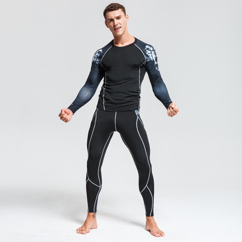 Men' Running seLong Sleeve Tights Gym Suit Man Sports Compression Clothing Rashgard Male Crossfit T Shirt Teen wolf head, Pants
Men' Running seLong Sleeve Tights Gym Suit Man Sports Compression Clothing Rashgard Male Crossfit T Shirt Teen wolf head, Pants