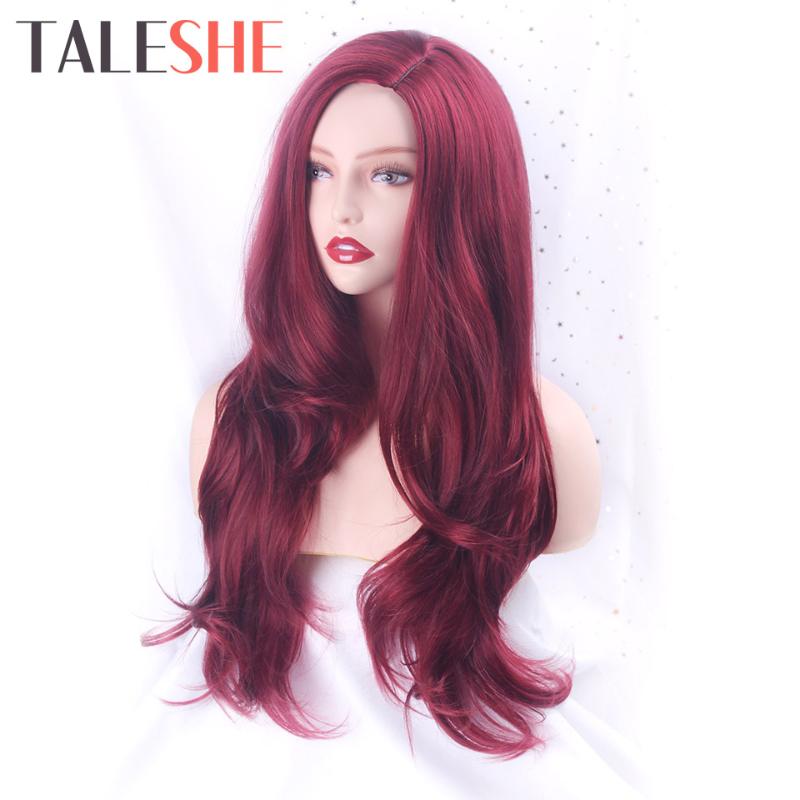 TALESHE Long Red Wavy Wigs Synthetic Wigs Natural Side Part Heat Resistant Fiber Hair for Black Women Pink Cosplay
TALESHE Long Red Wavy Wigs Synthetic Wigs Natural Side Part Heat Resistant Fiber Hair for Black Women Pink Cosplay
