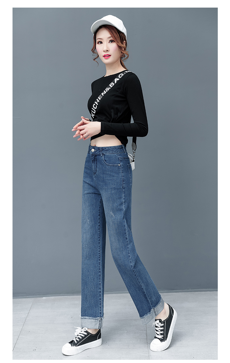 Dark Blue Female Trousers Loose Show Thin Wide-Legged Pants Show Thin Leisure Straight Leg
Dark Blue Female Trousers Loose Show Thin Wide-Legged Pants Show Thin Leisure Straight Leg