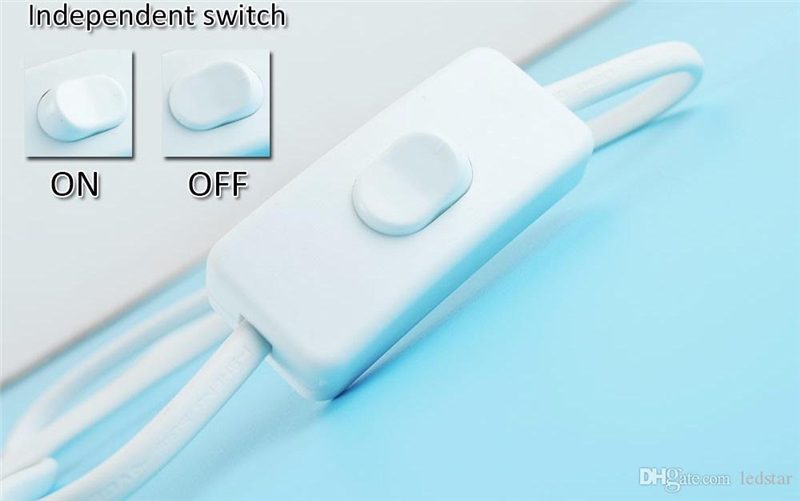 Power Cable Wire for T5/T8 Wire Connector Power Cord 2Pin LED Tube, Extension Cord for Integrated LED Fluorescent Tube Light Bulb US-Plug