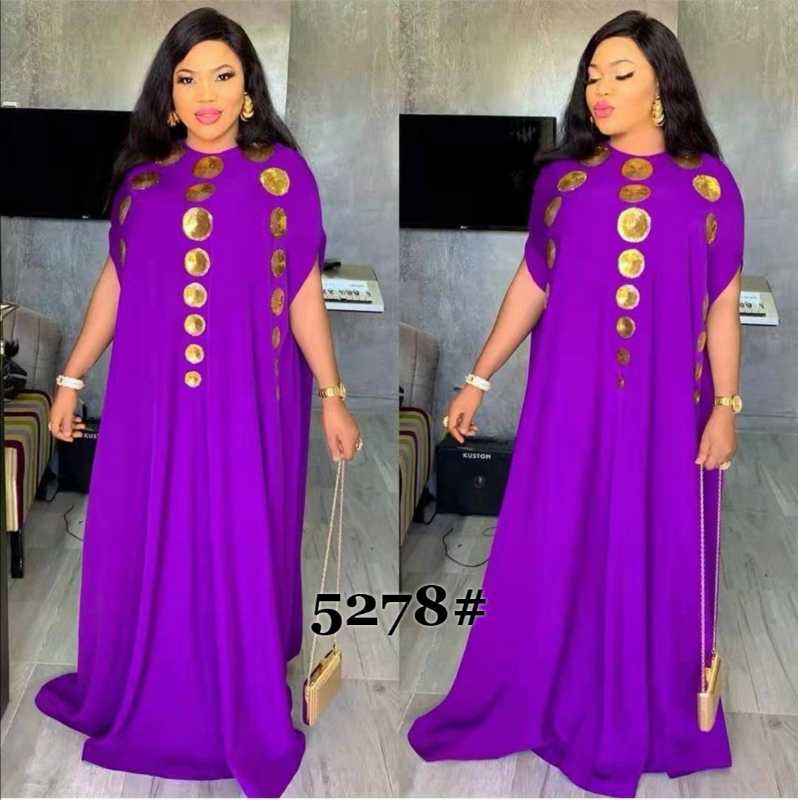 Length 154 cm New style African women's Dashiki Fashion stretch Sequins embroidery super loose long dress free size
Length 154 cm New style African women's Dashiki Fashion stretch Sequins embroidery super loose long dress free size