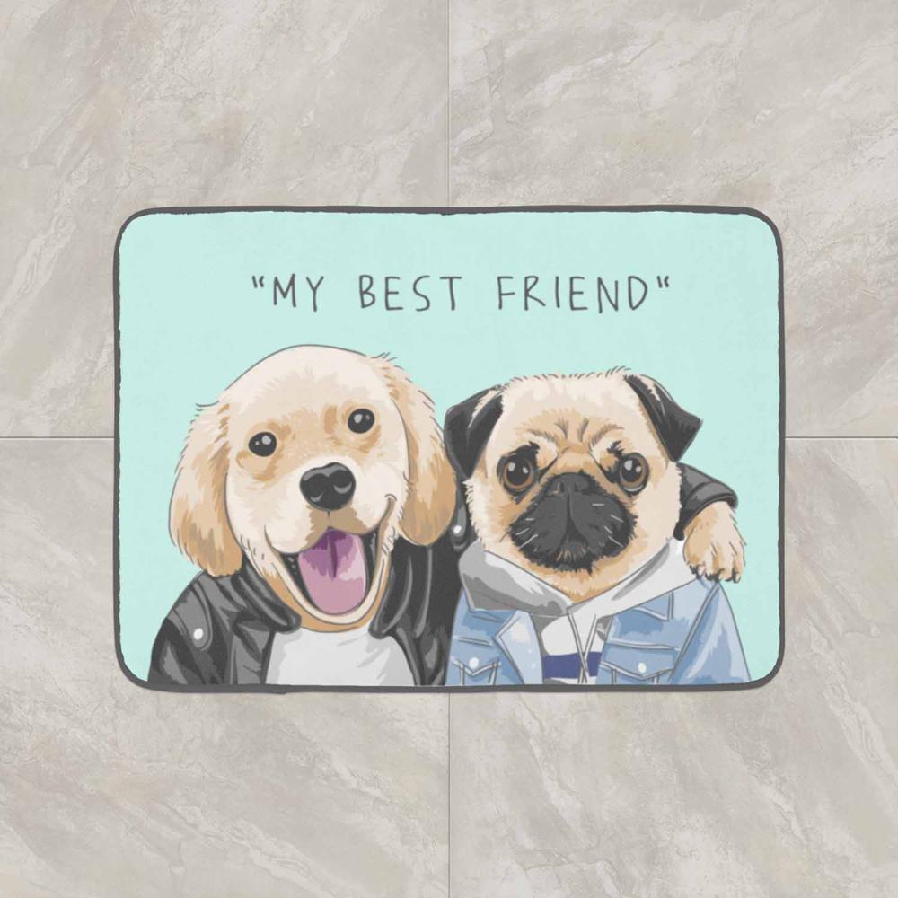 Else Best Friend Dogs 3d Pattern Print Anti Slip Decorative Floor Door Mat Home Entryway Livingroom, As pic
Else Best Friend Dogs 3d Pattern Print Anti Slip Decorative Floor Door Mat Home Entryway Livingroom, As pic
