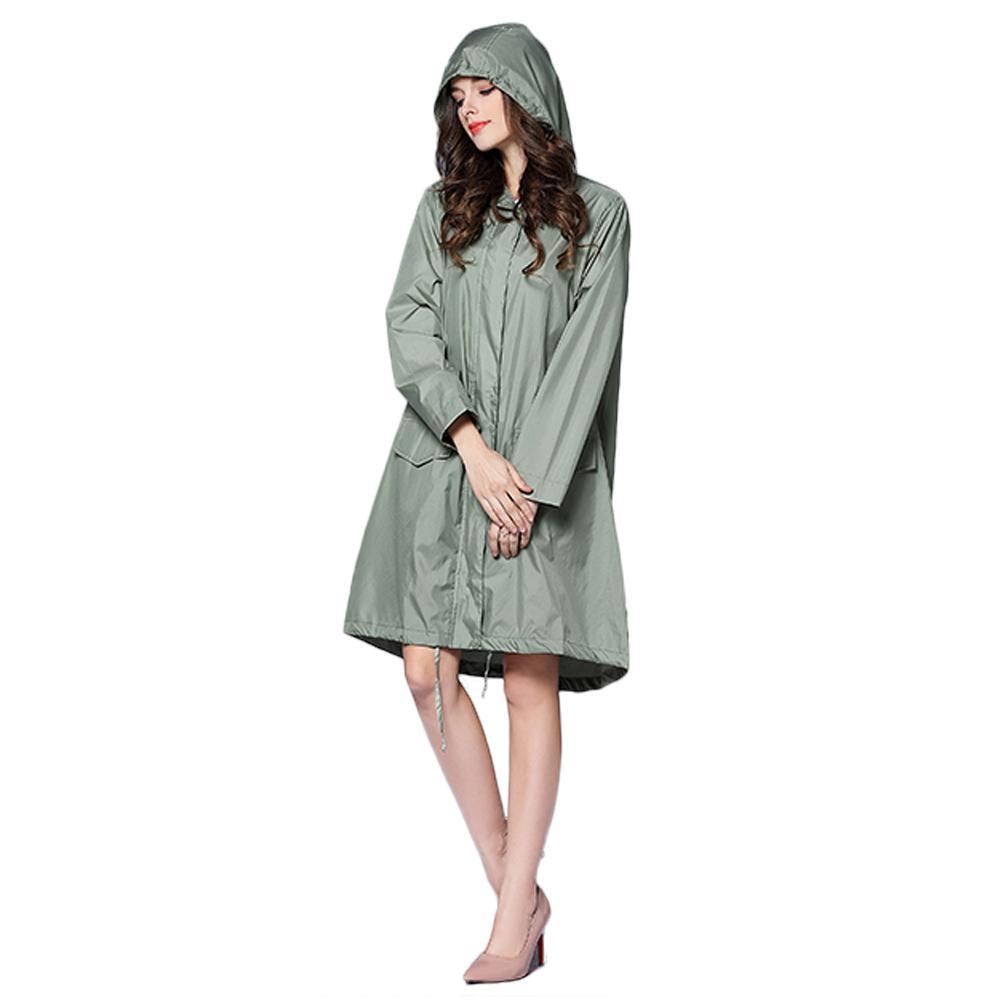 Long Raincoat Women Waterproof Windproof Hood Ladies Thin Rain Coat Ponchos Jackets Female Chubasqueros Mujer Capa De Chuva