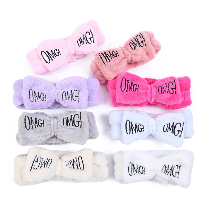 Cute OMG Letter Headbands for Women Girls Hair Bows Ladies Makeup Elastic Bands Headwrap Wash Face Turban Coral Fleece Fashion Accessories
Cute OMG Letter Headbands for Women Girls Hair Bows Ladies Makeup Elastic Bands Headwrap Wash Face Turban Coral Fleece Fashion Accessories