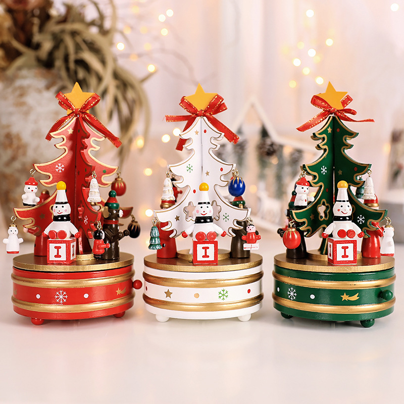 Creative Wooden Gifts Christmas Tree Music Box Christmas Decoration For Children 2018 New Year Merry Party
Creative Wooden Gifts Christmas Tree Music Box Christmas Decoration For Children 2018 New Year Merry Party