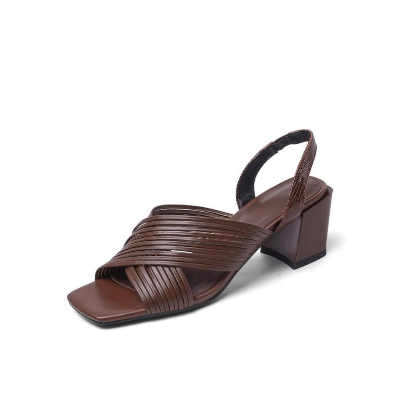 2020 Summer Retro Women Sandals 6CM Thick Heel Design Open Toe Shoes High Quality Material Comfortable Women Sandals, Black
2020 Summer Retro Women Sandals 6CM Thick Heel Design Open Toe Shoes High Quality Material Comfortable Women Sandals, Black