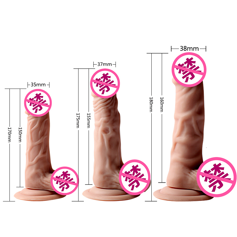 S/M/L Huge Anal Dildo Realistic Simulate Penis toy With Suction Cup Built-in Aralia Bending Adjustable Adult Sex toys for Women Y191024