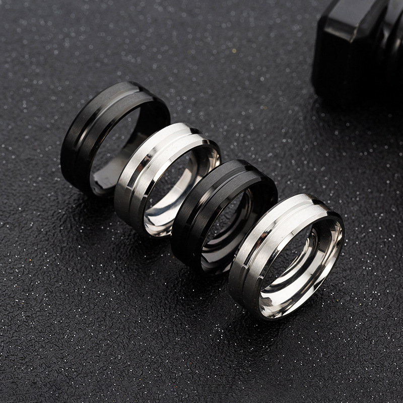 Stainless steel groove matte ring simple rings band Women rings mens ring Fashion jewelry will and sandy 080535, Silver
Stainless steel groove matte ring simple rings band Women rings mens ring Fashion jewelry will and sandy 080535, Silver