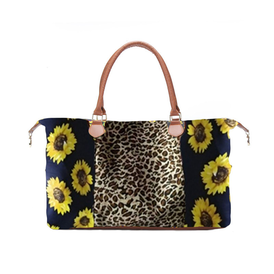 Leopard Handbag Sunflower Printing Bags Large Capacity Travel Tote with PU Handle Sports Outdoor Yoga Totes Storage Maternity Bags RRA2603
Leopard Handbag Sunflower Printing Bags Large Capacity Travel Tote with PU Handle Sports Outdoor Yoga Totes Storage Maternity Bags RRA2603