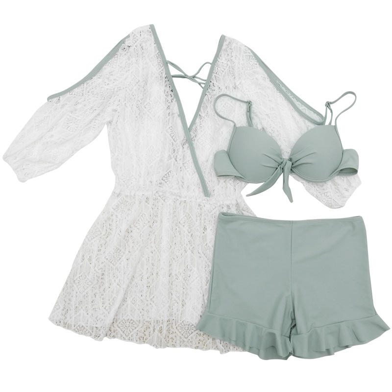 2020 New Women Bandage Bikini Set Push Up Bathing Suit Three Piece Swimwear with Cover Up Summer Sexy Padded Swimsuit Biquinis
2020 New Women Bandage Bikini Set Push Up Bathing Suit Three Piece Swimwear with Cover Up Summer Sexy Padded Swimsuit Biquinis