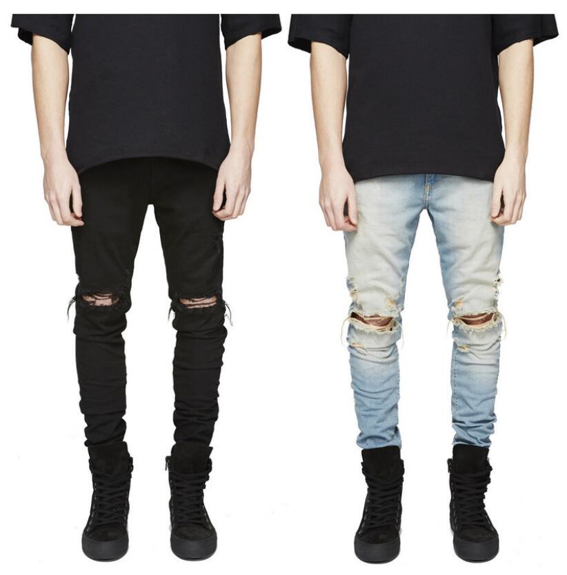 New Designer Mens Jeans Skinny With Slim Elastic Denim Fashion Bike Luxury Jeans Men Pants Ripped Hole Jean For Men Plus Size 27-42
New Designer Mens Jeans Skinny With Slim Elastic Denim Fashion Bike Luxury Jeans Men Pants Ripped Hole Jean For Men Plus Size 27-42