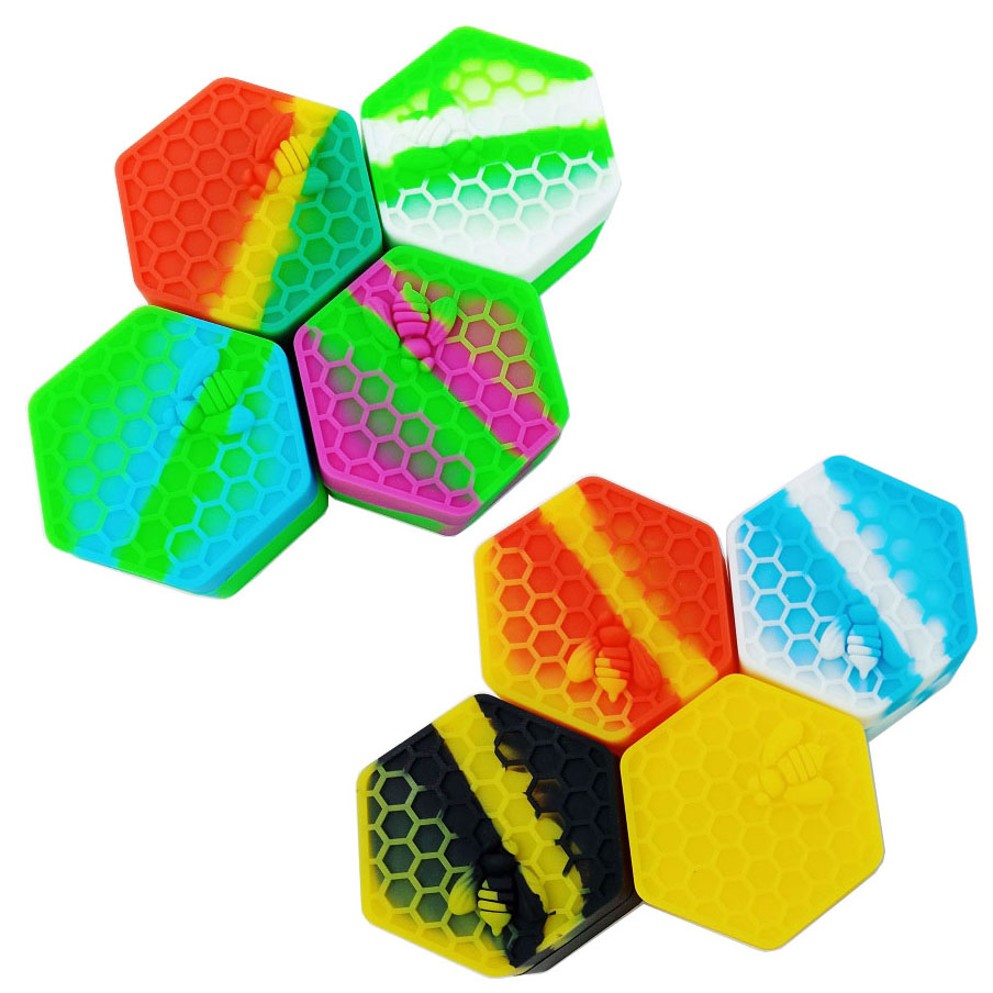 Cheapest 100 Pieces 26Ml Large Honeybee Silicone Containers Nonstick Slick Silicone Jar Dabs Wax Containers Hexagon Silicone Boxes
Cheapest 100 Pieces 26Ml Large Honeybee Silicone Containers Nonstick Slick Silicone Jar Dabs Wax Containers Hexagon Silicone Boxes