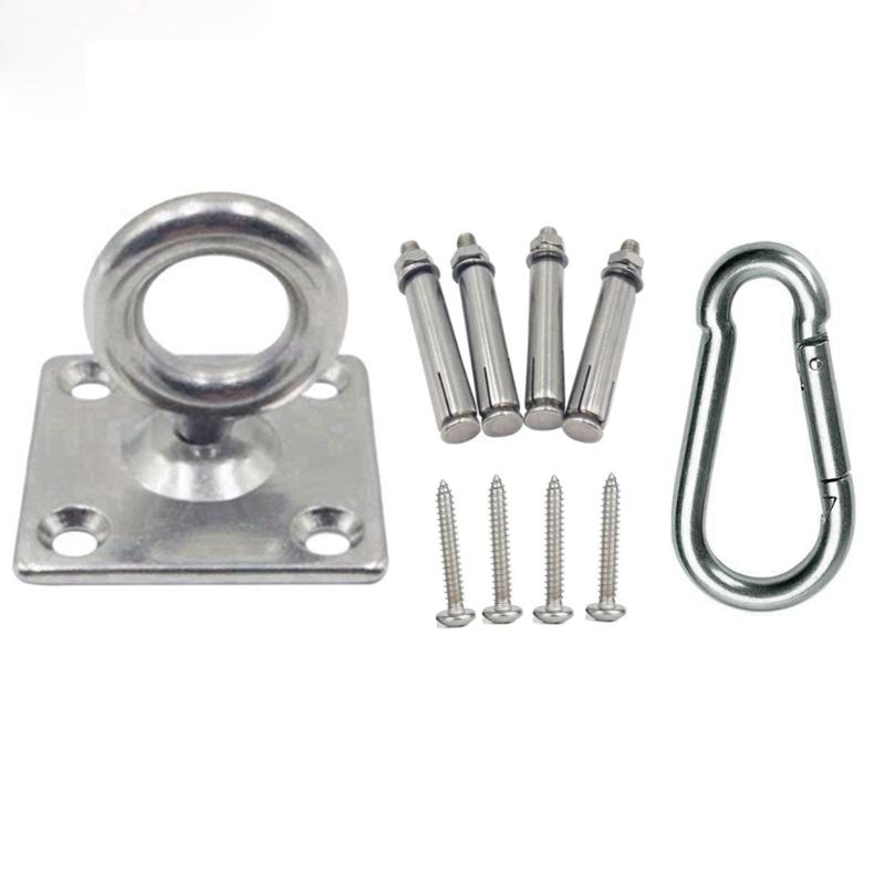 Stainless Steel Ceiling Hammock Wall Mount Anchor Aerial Training Suspension Bracket Swing Hanger Yoga Hanging Chair Accessories
Stainless Steel Ceiling Hammock Wall Mount Anchor Aerial Training Suspension Bracket Swing Hanger Yoga Hanging Chair Accessories