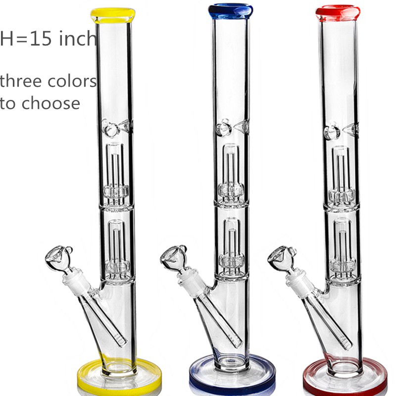 15 Inch Glass Bong Three Colors To Choose Dab Rigs Straight Type 5 mm thick with 14 mm Jointt Banger
15 Inch Glass Bong Three Colors To Choose Dab Rigs Straight Type 5 mm thick with 14 mm Jointt Banger
