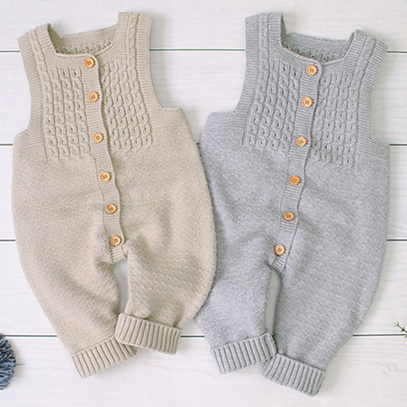 Baby Knitting Rompers Overalls Newborn Sleeveless Solid Color Jumpsuit Girls Boys Clothes Baby Winter Romper Leisure Jumpsuit, White
Baby Knitting Rompers Overalls Newborn Sleeveless Solid Color Jumpsuit Girls Boys Clothes Baby Winter Romper Leisure Jumpsuit, White